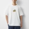 PULL & BEAR Short Sleeve Stwd TaxiT-Shirt Con StampaWhite Uomo T-shirt E Polo PUC22O1Q6-A11