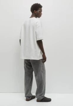 PULL & BEAR PlushT-Shirt BasicWhite Uomo T-shirt E Polo PUC22O1KE-A11 -Pull & Bear 219fdbb218a14f0dbfd90291854cabfe