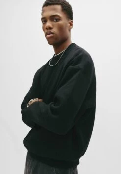 PULL & BEAR BOXY FIT - Felpa - Black