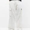 PULL & BEAR With Contrast Stitching Pantaloni CargoMottled Beige Uomo Pantaloni PUC22E0DX-B11