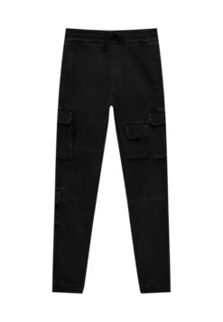 PULL & BEAR With Multiple PocketsPantaloni SportiviBlack Uomo Pantaloni Sportivi E Joggers PUC22E0EU-Q11 -Pull & Bear 259232e1300048818ac06663588d0ca4