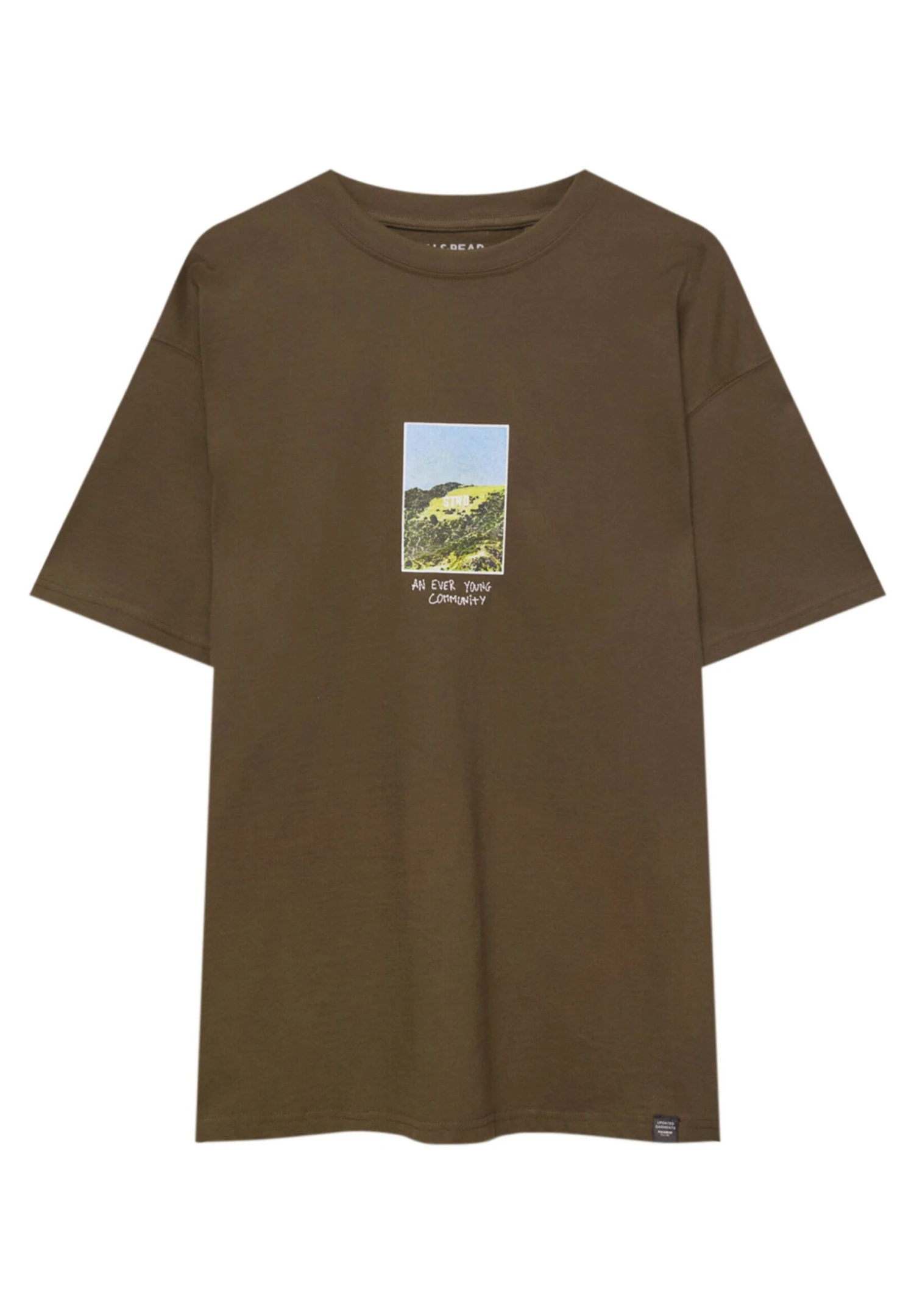 PULL & BEAR Stwd PrintT-Shirt Con StampaDark Brown Uomo T-shirt E Polo PUC22O1O9-O11 8 PULL & BEAR Stwd PrintT-Shirt Con StampaDark Brown Uomo T-shirt E Polo PUC22O1O9-O11 - immagine 8