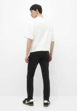 PULL & BEAR Basic Jeans Slim FitMottled Dark Grey Uomo Jeans PUC22G0OY-C11 -Pull & Bear 26951ce42bfd484d8560b86eb5066f53