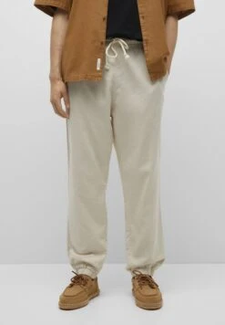 PULL & BEAR Rustic- Pantaloni Sportivi - Mottled Beige
