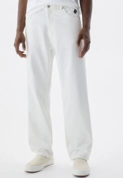 PULL & BEAR Baggy - Jeans A Sigaretta - White