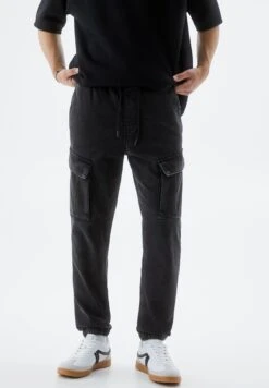 PULL & BEAR Jeans BaggyBlack Uomo Jeans PUC22E0F6-Q11