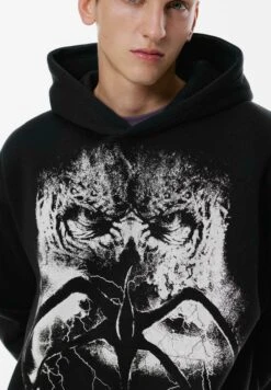 PULL & BEAR STRANGER THINGS - Felpa Con Cappuccio - Dark Grey -Pull & Bear 2b2728da0fd24249bc22f82c2a6827fa