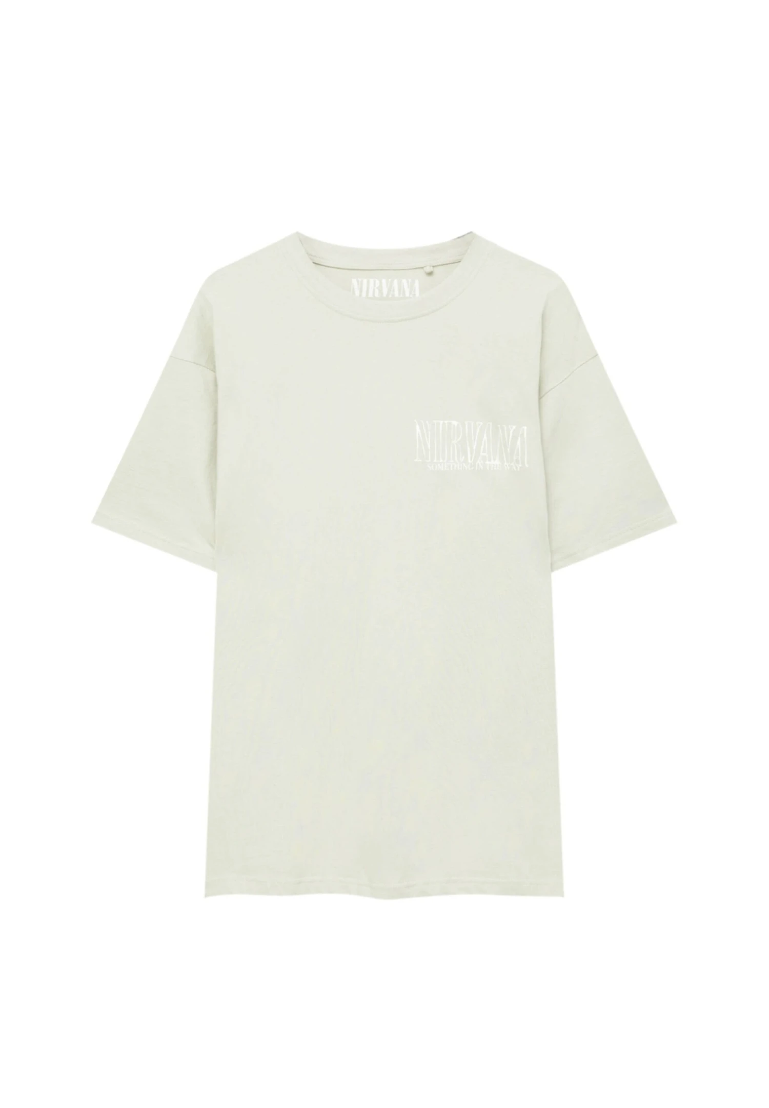 PULL & BEAR NirvanaT-Shirt Con StampaKhaki Uomo T-shirt E Polo PUC22O1NO-N11 5 PULL & BEAR NirvanaT-Shirt Con StampaKhaki Uomo T-shirt E Polo PUC22O1NO-N11 - immagine 5