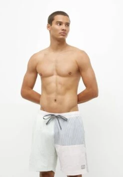 PULL & BEAR Fabric Patchwork Shorts Da MareMulti Coloured Uomo Moda Mare PUC82H034-T11