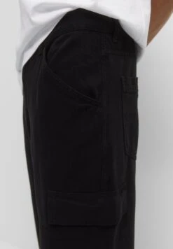 PULL & BEAR Wide-Leg - Pantaloni Cargo - Black -Pull & Bear 2d8820a5c392454ebad07686c578b10a
