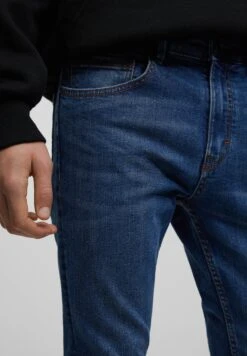 PULL & BEAR Jeans Slim Fit - Blue Grey -Pull & Bear 2f403bb3bbd047509c3933f5d281353c