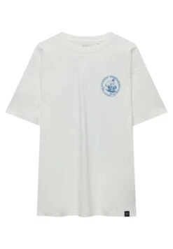 PULL & BEAR Short SleeveWith GraphicT-Shirt Con StampaWhite Uomo T-shirt E Polo PUC22O1MJ-A11 -Pull & Bear 2f4ef6e798a34ef68e35f7971ed2e727