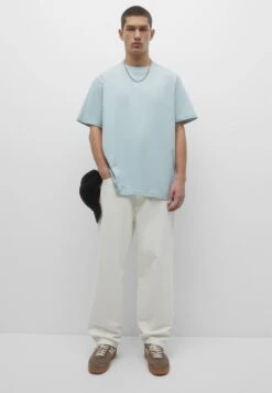 PULL & BEAR Join LifeT-Shirt BasicMottled Turquoise Uomo T-shirt E Polo PUC22O1DL-L11 -Pull & Bear 2f77d83d248e463297b1290b1a42be9b