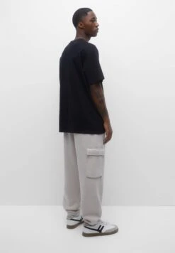 PULL & BEAR Pack Of 3 - T-Shirt Basic - Grey -Pull & Bear 3266345c22ea4551a19c4be26305d850