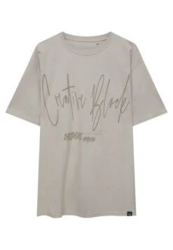 PULL & BEAR Short Sleeve With SloganT-Shirt Con StampaTaupe Uomo T-shirt E Polo PUC22O1P7-B11 -Pull & Bear 3299ddd6975b42fd942f868dffe22cac