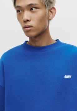 PULL & BEAR ROUND NECK STWD - Felpa - Royal Blue -Pull & Bear 335828eea66c42e0a83e73d224ba5e6f