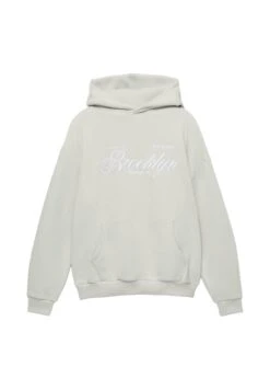 PULL & BEAR BROOKLYN - Felpa Con Cappuccio - Light Grey -Pull & Bear 348a56d22cfc43f29c117dfb0b4ddd17