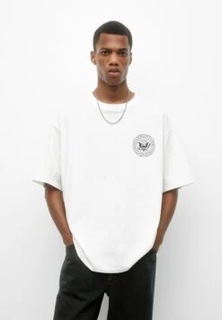 PULL & BEAR RamonesT-Shirt Con StampaWhite Uomo T-shirt E Polo PUC22O1OF-A11 -Pull & Bear 351a8cf1efd34807a243a30876645fe8