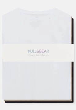 PULL & BEAR Pack Of 3 - T-Shirt Basic - Beige -Pull & Bear 354fa60c7466486e801c65cfe439d3e8