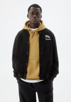 PULL & BEAR Giacca In SimilpelleBlack Uomo Giacche PUC22T0SV-Q11