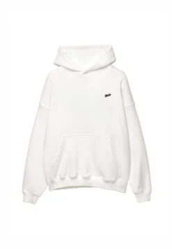 PULL & BEAR STWD EMBROIDERED LOGO - Felpa Con Cappuccio - White -Pull & Bear 36ce9aa7f3bd4dbd87c38fa9e5b3e5b3