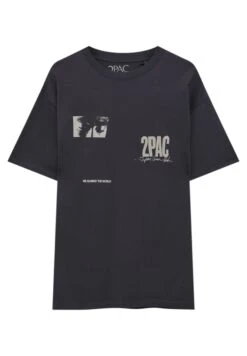 PULL & BEAR Tupac Me Against The World T-Shirt Con StampaGrey Uomo T-shirt E Polo PUC22O1MA-C11 -Pull & Bear 373cfe67c953443394d44b989befc7f1
