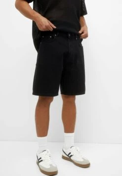 PULL & BEAR BermudaShorts Di JeansBlack Uomo Jeans PUC22F0CB-Q11