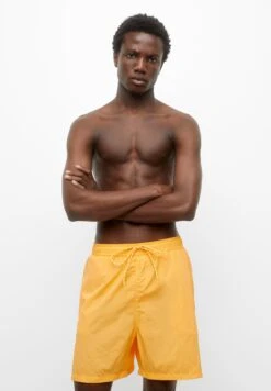 PULL & BEAR Basic With Elastic WaistbandShorts Da MareOrange Uomo Moda Mare PUC82H02S-H11