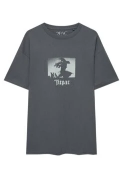 PULL & BEAR Contrast Tupac T-Shirt Con StampaGrey Uomo T-shirt E Polo PUC22O1M7-C11 -Pull & Bear 39ddbc682156422cb3ab89e42afcfda4