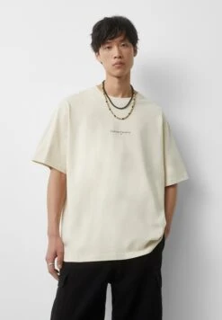 PULL & BEAR Short Sleeve Unknown Paradise T-Shirt Con StampaSand Uomo T-shirt E Polo PUC22O1PG-B11