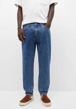 PULL & BEAR Basic Standard FitJeans A SigarettaDark Blue Denim Uomo Jeans PUC22G0P1-K11