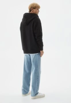 PULL & BEAR Basic Hoodie - Felpa Con Zip - Black -Pull & Bear 3b22000642334f5985c135b941826a66