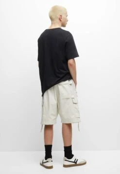 PULL & BEAR Parachute Bermuda With ShortsBeige Uomo Bermuda PUC22F0CU-B11 -Pull & Bear 3bfe147cf0e04d12bdf57186412eaf25
