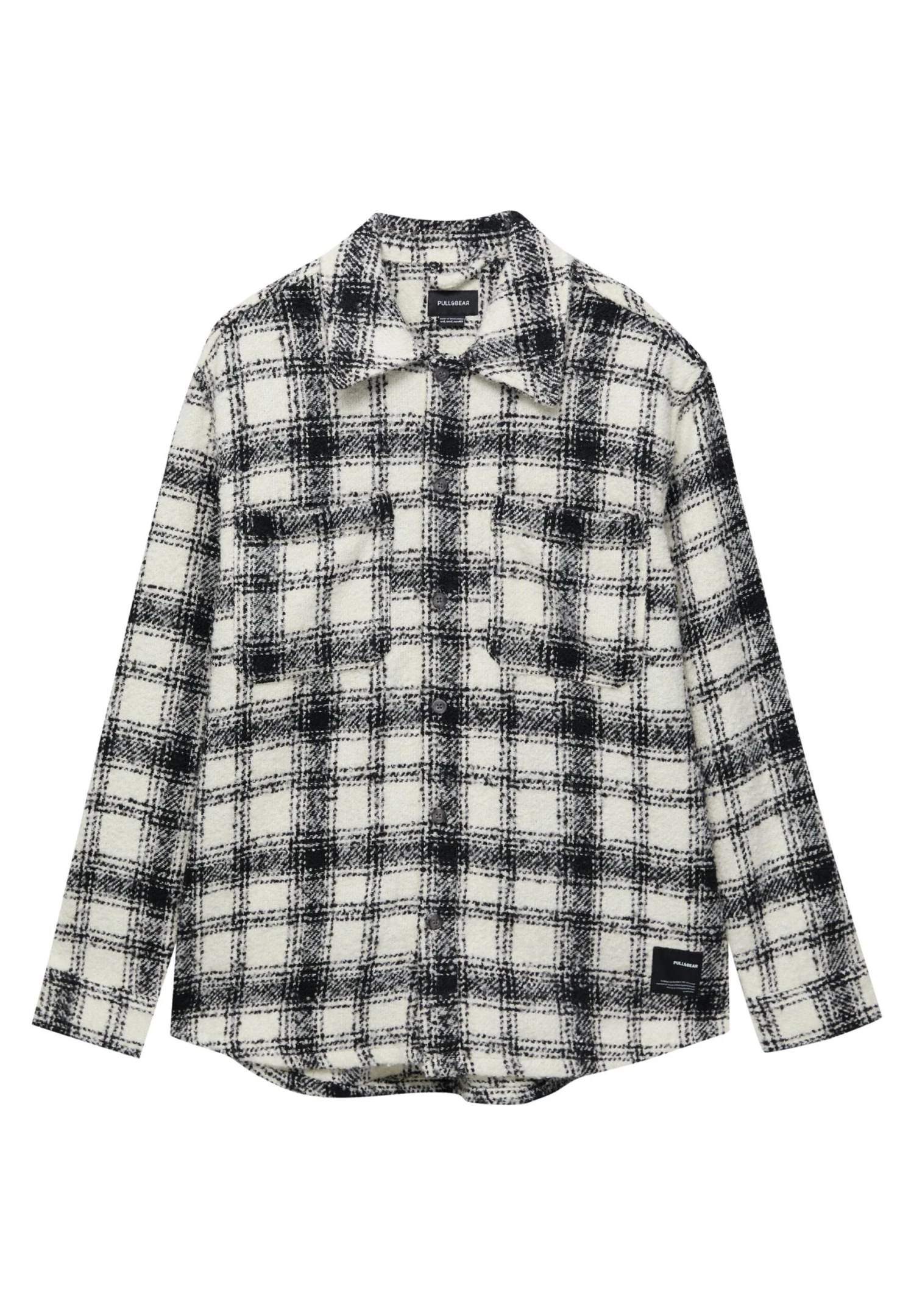 PULL & BEAR CheckCamiciaWhite Uomo Camicie PUC22D0KL-A11 5 PULL & BEAR CheckCamiciaWhite Uomo Camicie PUC22D0KL-A11 - immagine 5