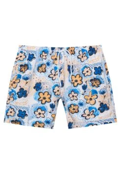 PULL & BEAR Floral PrintShorts Da MareWhite Uomo Moda Mare PUC82H03I-A11 -Pull & Bear 3d2224cce42c4610bbeddf06bc5a6ead