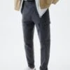 PULL & BEAR With PocketsPantaloni SportiviDark Grey Uomo Pantaloni PUC22E0EV-C12