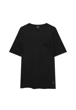 PULL & BEAR Short SleeveWith PocketT-Shirt BasicBlack Uomo T-shirt E Polo PUC22O1N4-Q11 10 PULL & BEAR Short SleeveWith PocketT-Shirt BasicBlack Uomo T-shirt E Polo PUC22O1N4-Q11 -Pull & Bear 40a5885bcf6142319a95c02b320df268