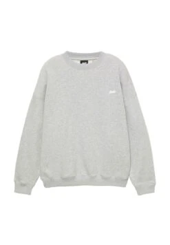 PULL & BEAR ROUND NECK STWD - Felpa - Light Grey -Pull & Bear 40b46a3bf44c44369674c2679d70b635
