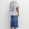 PULL & BEAR Short SleeveT-Shirt Con StampaLight Grey Uomo T-shirt E Polo PUC22O1Q1-C11