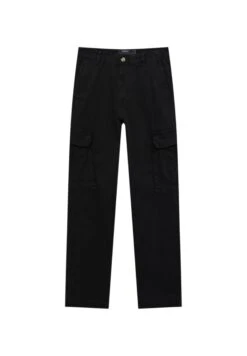 PULL & BEAR Straight FitPantaloni CargoBlack Uomo Pantaloni PUC22E0EI-Q11 -Pull & Bear 414d53bf49374592822ed75ba9c4e888