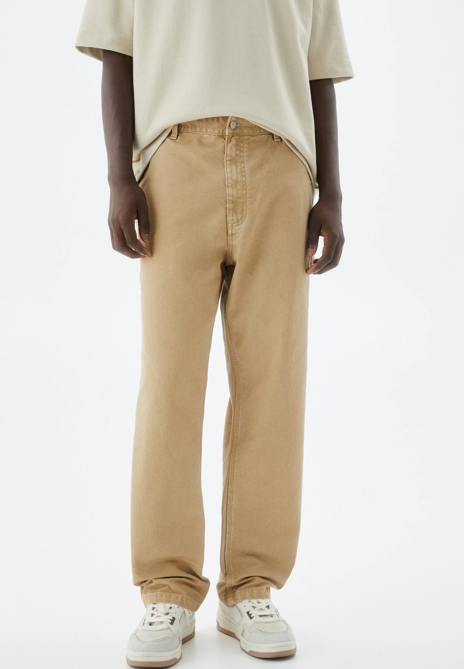 PULL & BEAR Faded Carpenter - Pantaloni - Ochre 1 PULL & BEAR Faded Carpenter - Pantaloni - Ochre