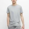 PULL & BEAR Basic-Im Muscle-FitT-Shirt BasicGrey Uomo T-shirt E Polo PUC22O0ZL-C11