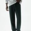 PULL & BEAR Standard Fit - Joggers - Pantaloni Sportivi - Dark Green