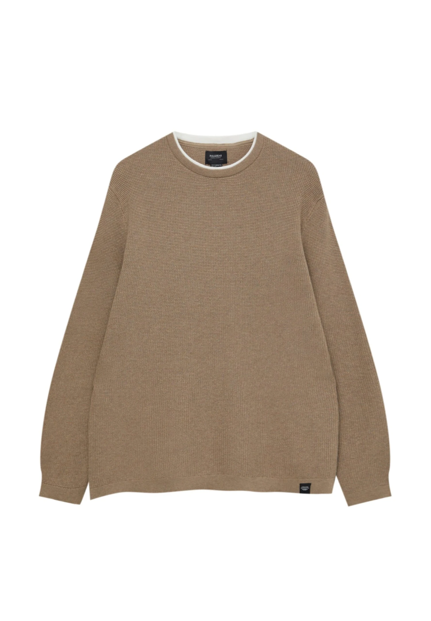 PULL & BEAR MaglioneMottled Ochre Uomo Maglieria PUC22Q090-O12 5 PULL & BEAR MaglioneMottled Ochre Uomo Maglieria PUC22Q090-O12 - immagine 5