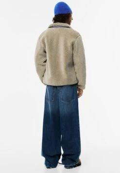 PULL & BEAR Giacca In Pile - Beige -Pull & Bear 42c67166710040ae84bcb10a795418c6