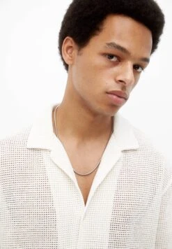 PULL & BEAR Rustic Openwork CamiciaWhite Uomo Camicie PUC21E0ZW-A11 -Pull & Bear 433e59e7ee574d37b07c92527e235687