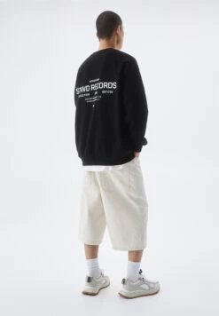 PULL & BEAR LetteringFelpaBlack Uomo Maglieria E Felpe PUC22S0R9-Q11 -Pull & Bear 43877251613942faa44afe9d311a6898