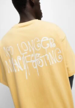 PULL & BEAR Short Sleeve Stwd - T-Shirt Con Stampa - Yellow -Pull & Bear 43e3230065d04fd795953d3f0d1002a5