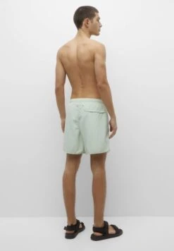 PULL & BEAR Basic With Elastic Waistband - Costume Da Bagno - Light Green -Pull & Bear 44a968a3582a4669ab449c6e800a386a