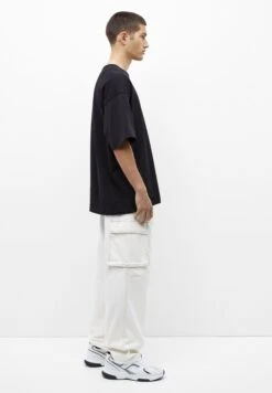 PULL & BEAR With Contrast Stitching Pantaloni CargoMottled Beige Uomo Pantaloni PUC22E0DX-B11 -Pull & Bear 45507d146fbc4cedab717f5f8afeacba